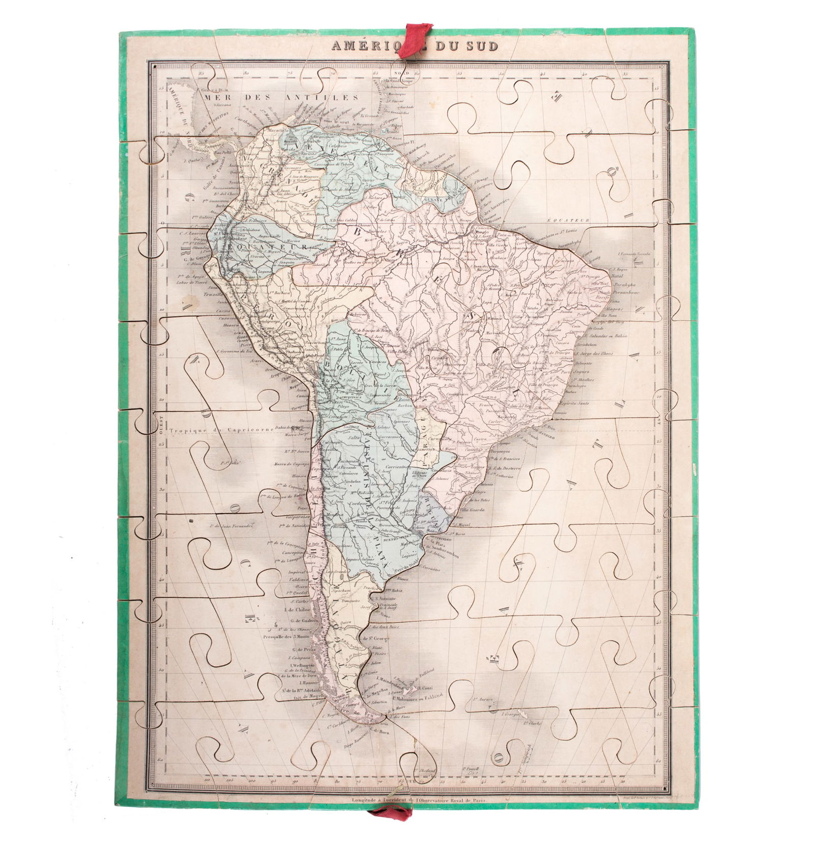 French jigsaw puzzle by Auguste Logerot full set 19th Century Fremin g - 5