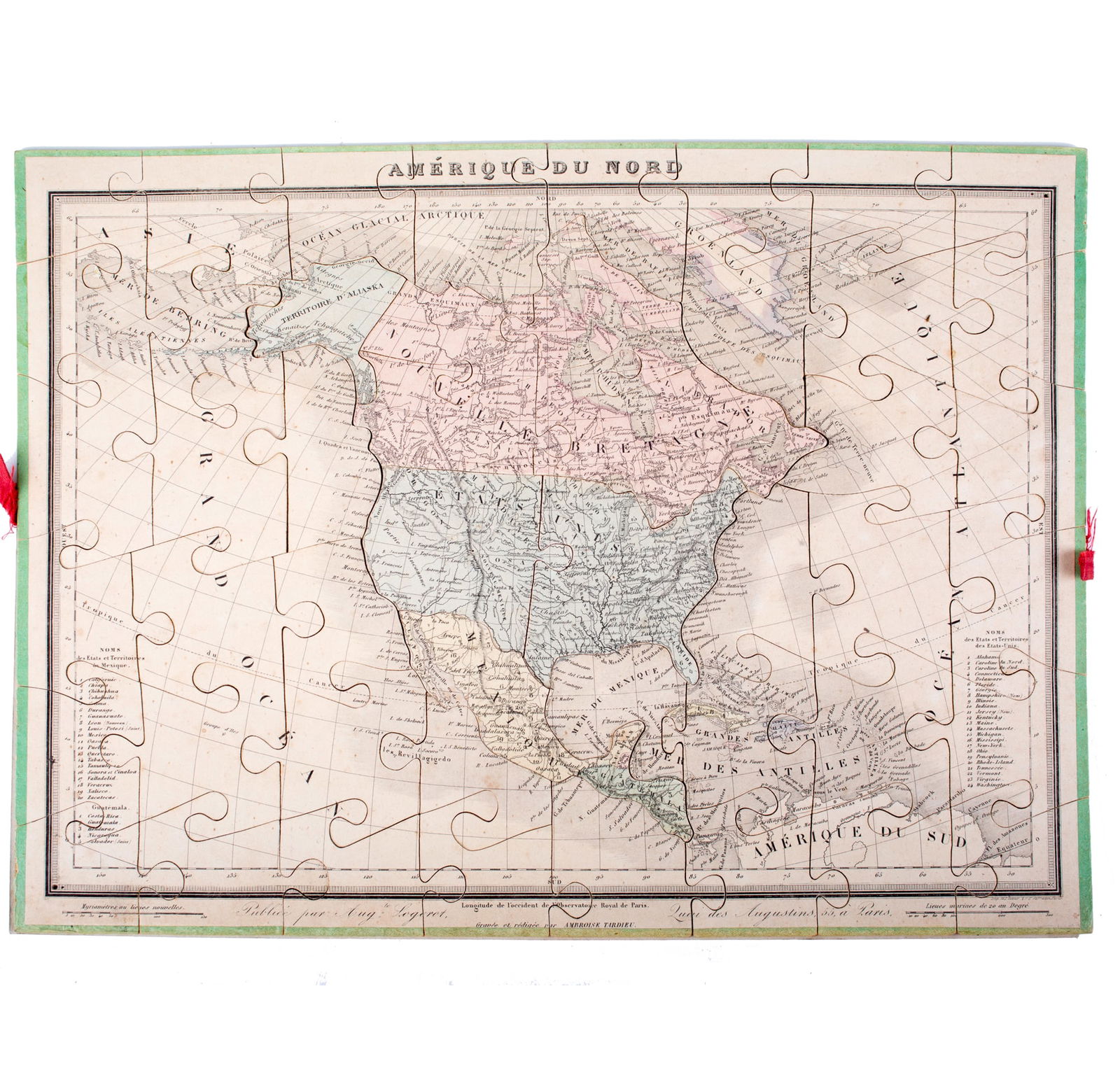 French jigsaw puzzle by Auguste Logerot full set 19th Century Fremin g - 8