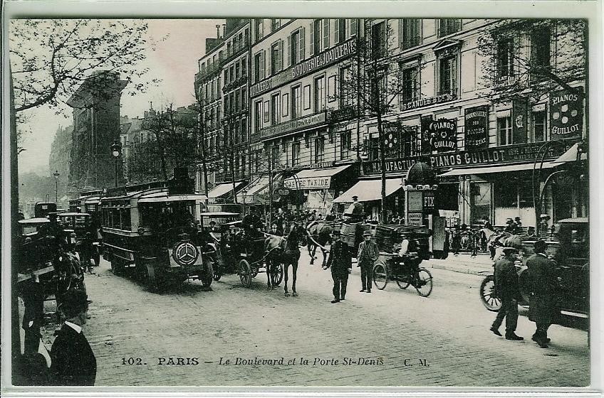 Large Paris arrondisements map with numbered lines 1920 Tarride linen backing - 10