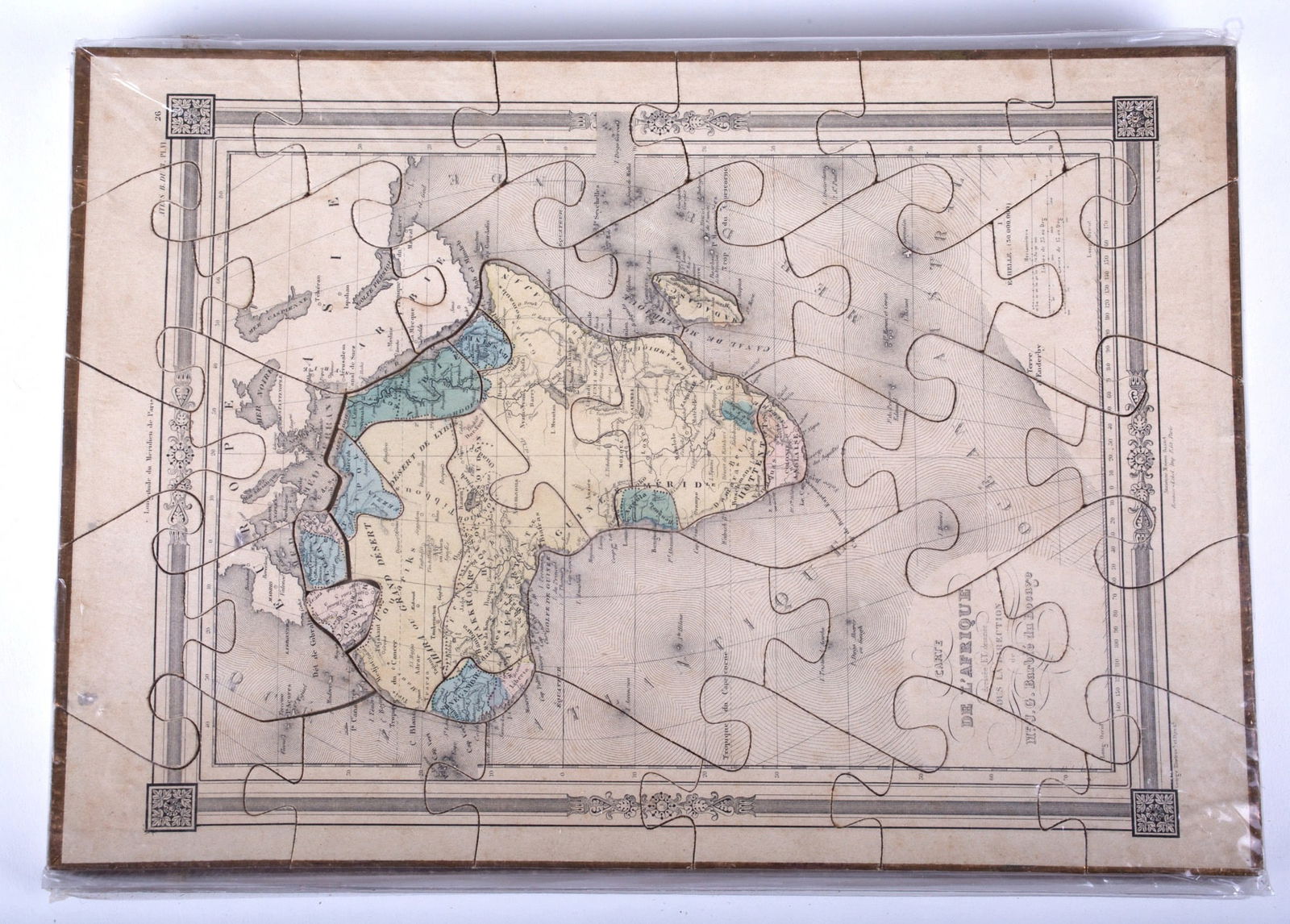 Barbie du Bocage dissected Atlas puzzle Maison Basset 19th Century box set - 4