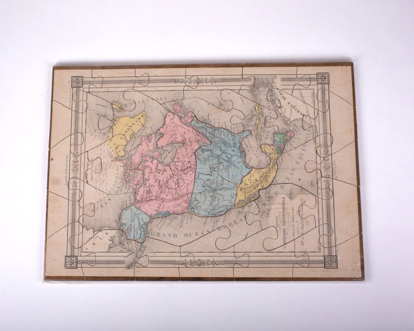 Barbie du Bocage dissected Atlas puzzle Maison Basset 19th Century box set - 6