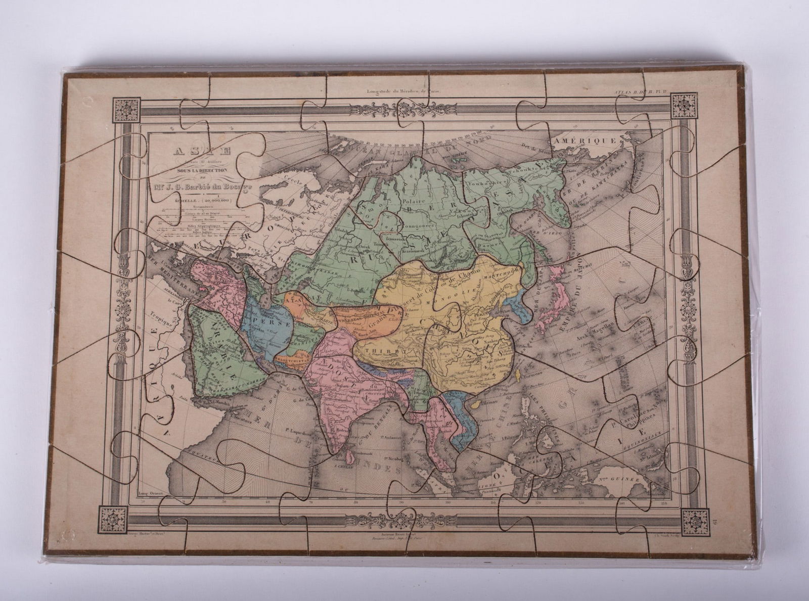 Barbie du Bocage dissected Atlas puzzle Maison Basset 19th Century box set - 7
