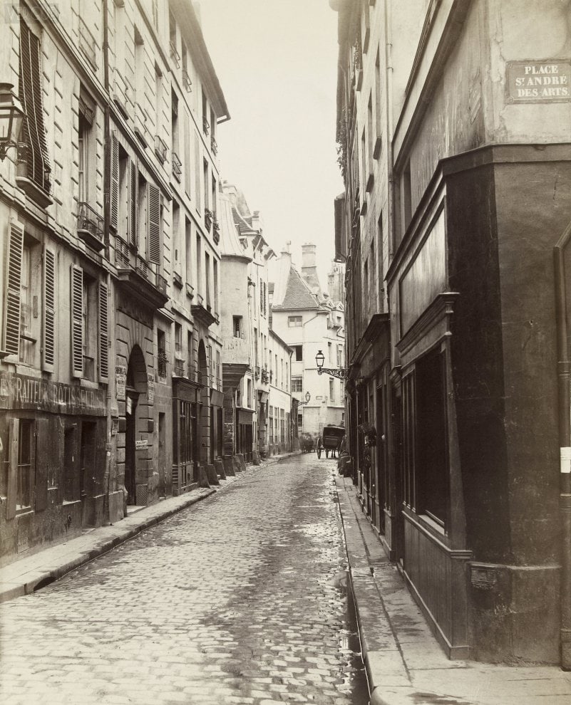 Large map engraving of Paris 1822 Auvray, Marchand d'Estampes , Quai Malaquais - 9