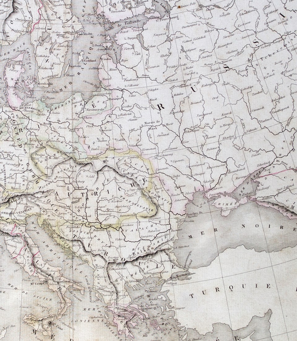 Antique French Engraving Felix Delamarche Francea 1838 - 2