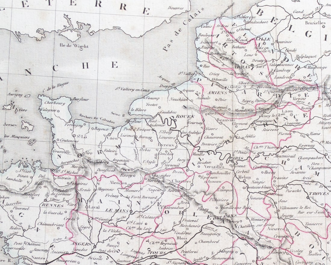 Antique French Engraving Felix Delamarche Francea 1838 - 3