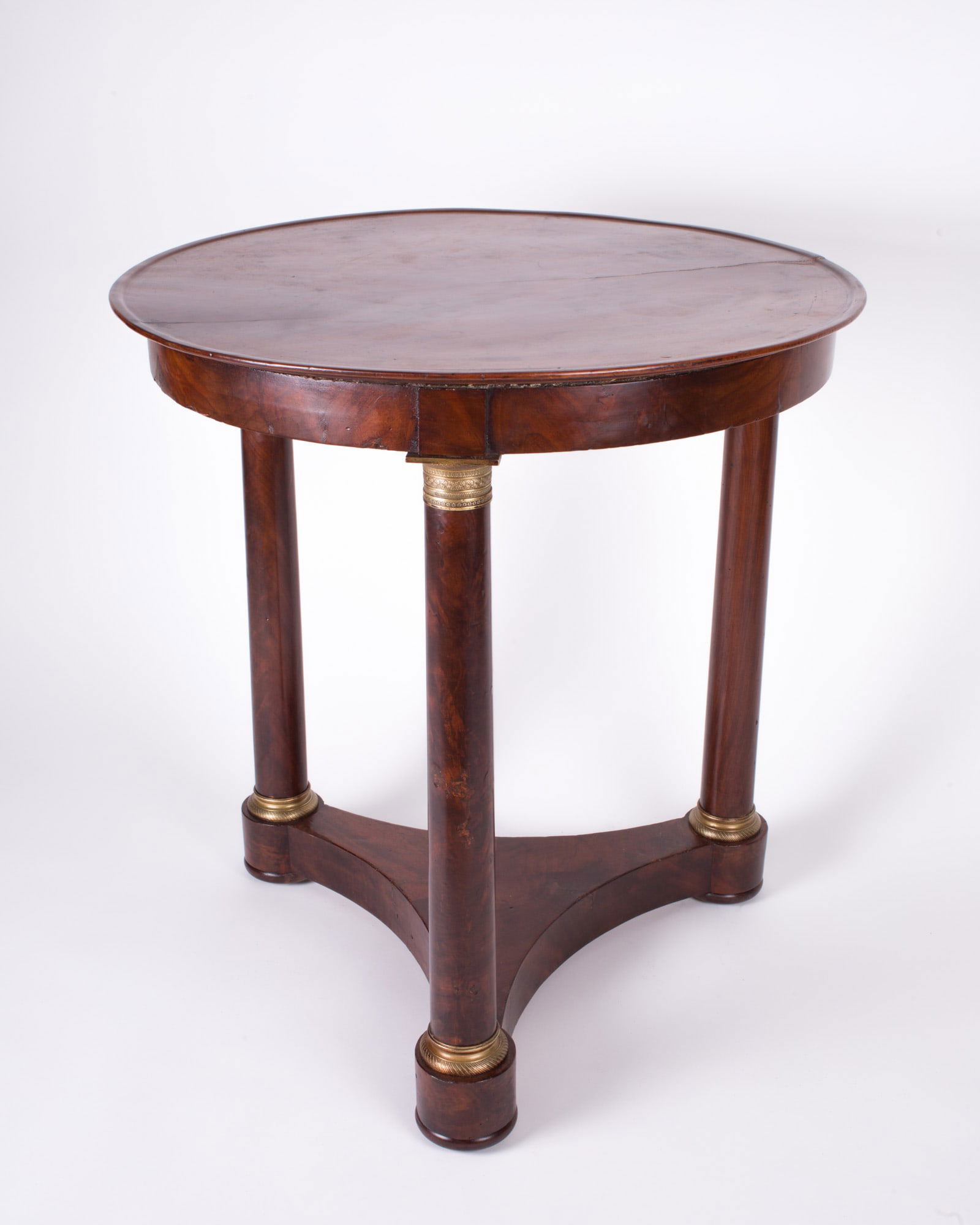 French Empire side table 1800's with original ormoulu "gilt bronze" - 2