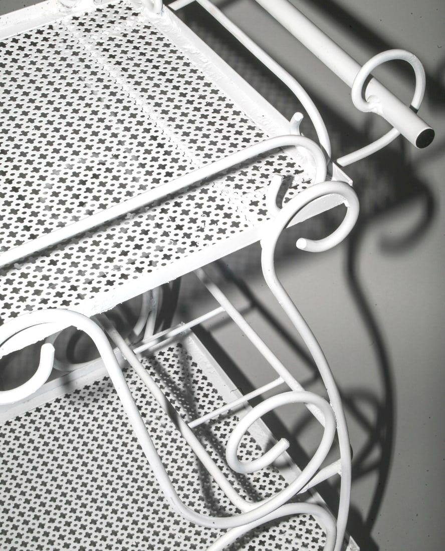 FRENCH-MODERNIST-TROLLEY-MATEGOT Mid-century serving table rigitulle 2 - 3