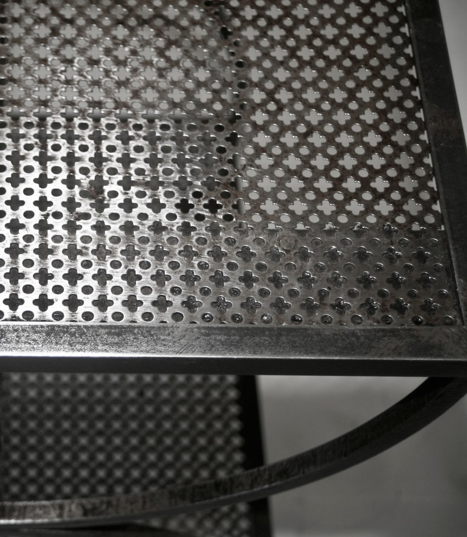 FRENCH MODERNIST ROLLING CART MATEGOT MIDCENTURY - 6