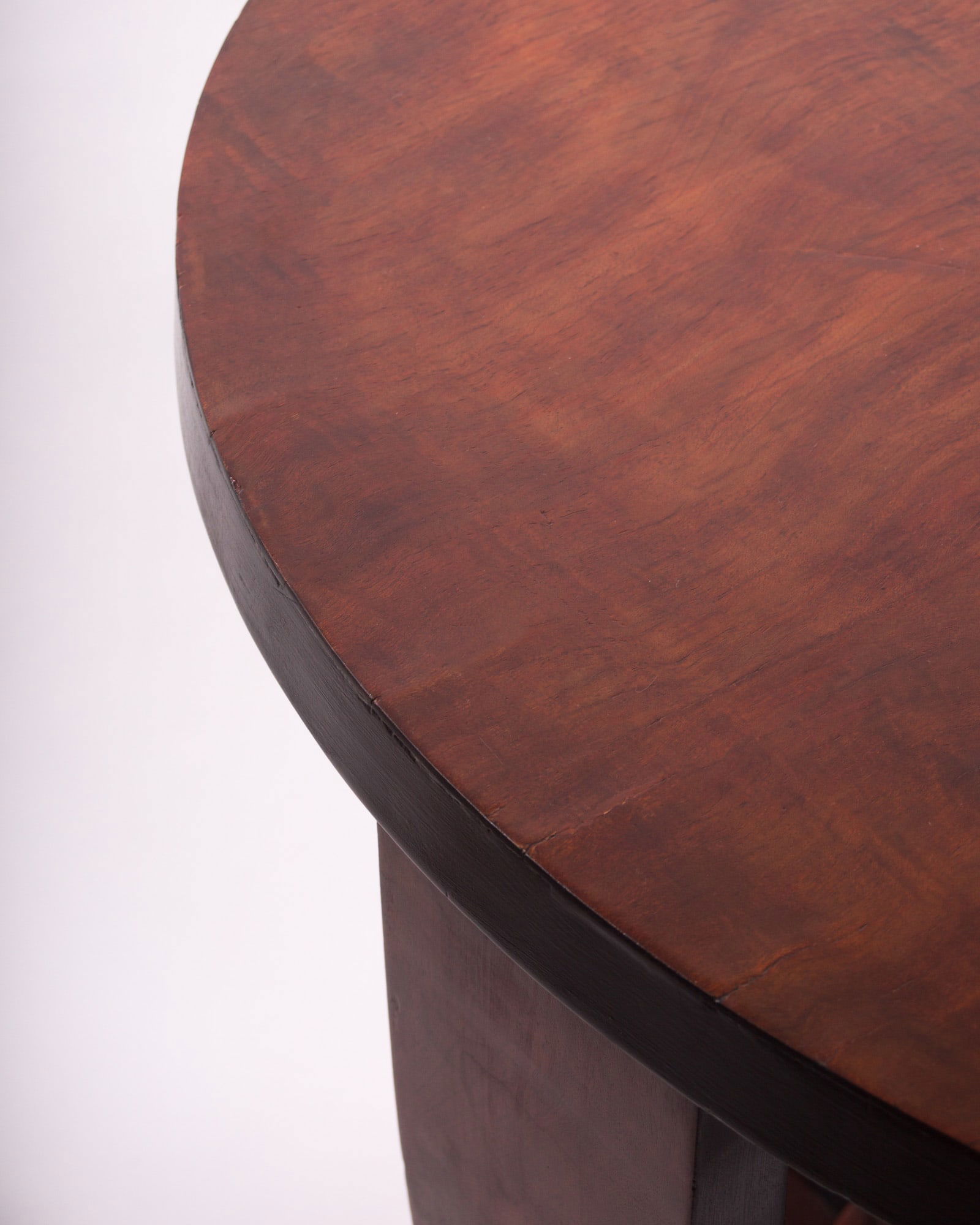 LARGE FRENCH ART DECO SIDE TABLE LELEU STYLE - 4