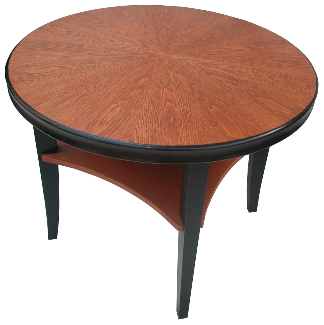 FRENCH ART DECO COFFEE TABLE /SIDE TABLE Maurice Dufrene Style: Title: FRENCH ART DECO COFFEE TABLE /SIDE TABLE Maurice Dufrene Style Description: Made in the early 1930's in France this piece has a "starburst " motive which is reminding of Maurice Dufrene .It was