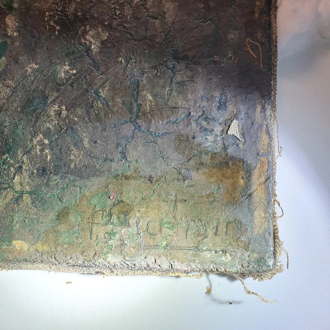 Antique Painting Original Flowers, Floral, Still Life, Poppy, Roses signed - 5