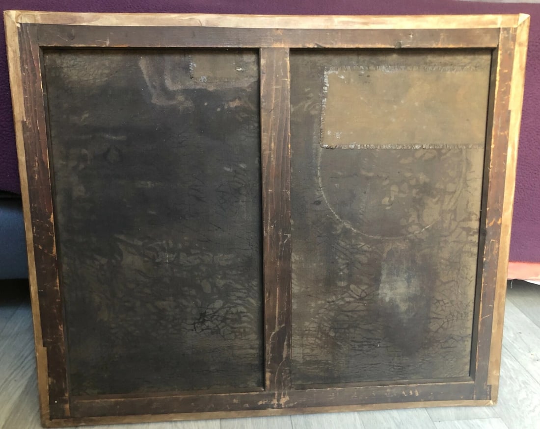 19th century Still Life with Fish, Pickles - Antique Painting Oil Orginal signed - 6