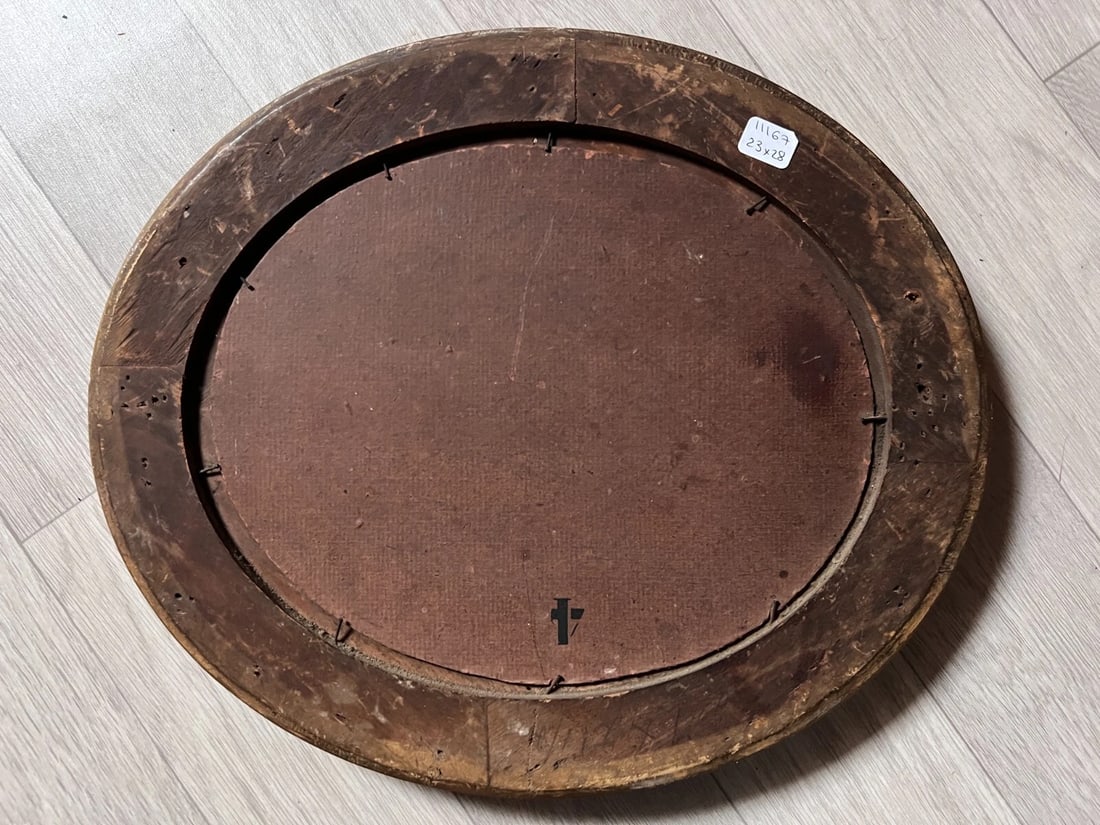 Antique Painting Original Landscape, Mountain, River, Trees, Berner Oberland - 8