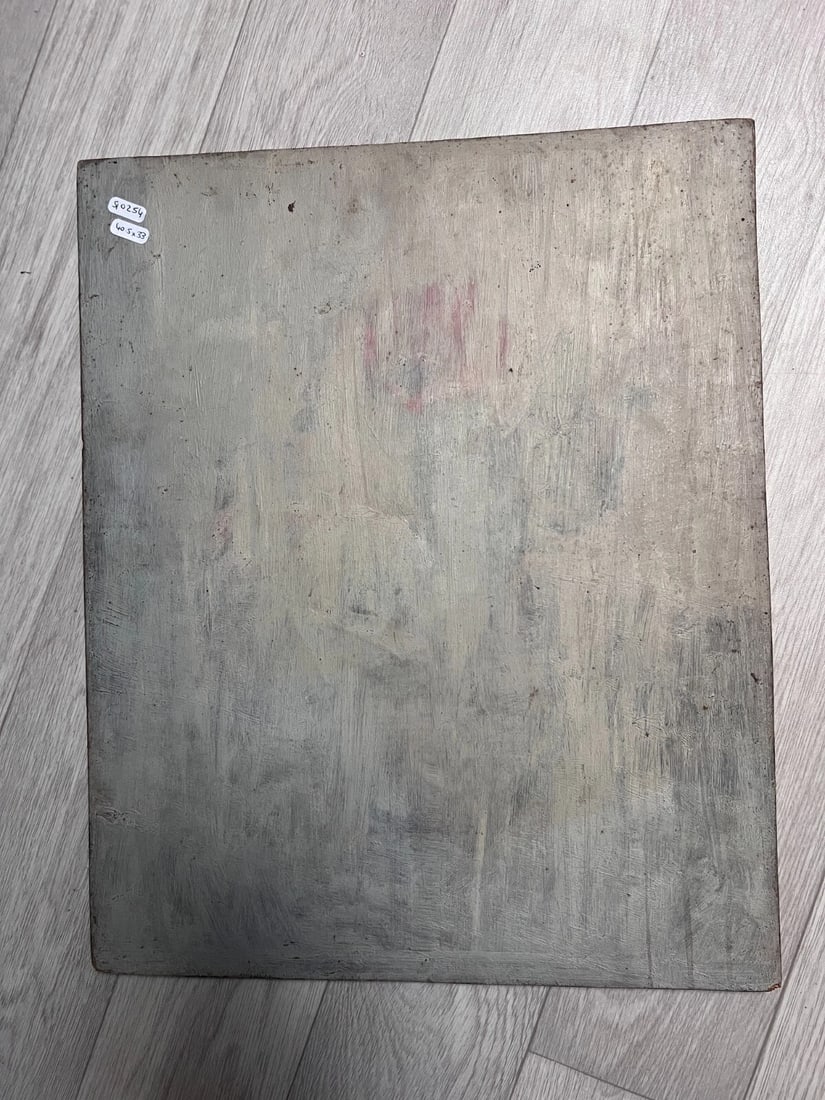 Antique Original Cityview Architecture Painting Cathedral Landscape - 7