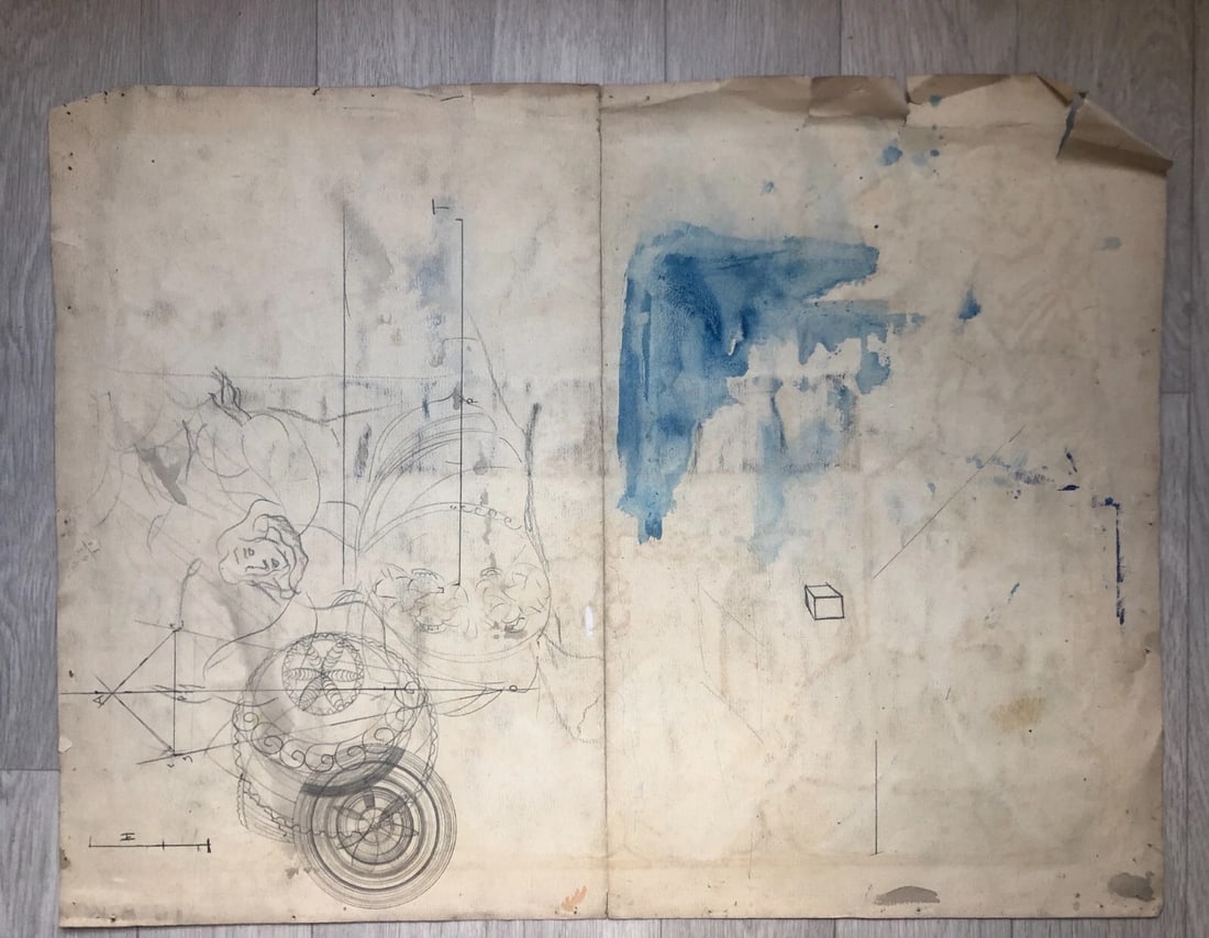 Advertising Soap, Powder Original - Drawing Antique Art Deco - 7