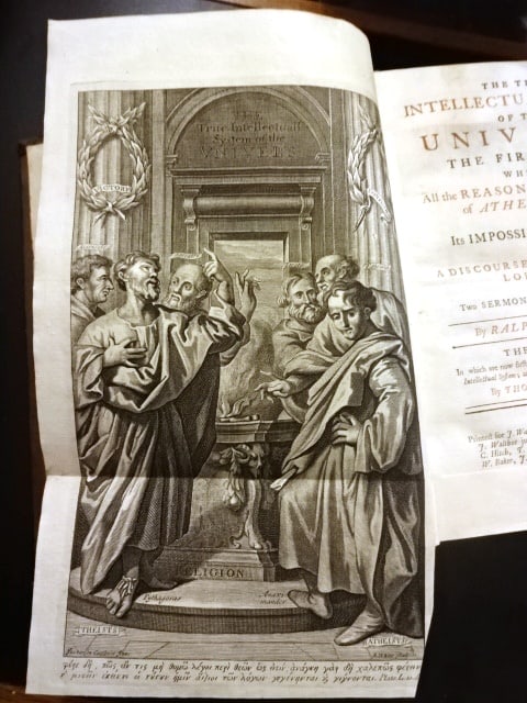 1743 Cudworth The Intellectual System of the Universe: Title: 1743 Cudworth The Intellectual System of the Universe Description: “The True Intellectual System of the Universe: The First Part………(in Two Volumes)”, by Ralph