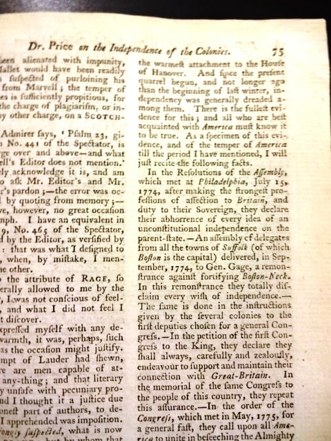 1777 Magazine Revolutionary War America - 3