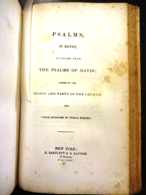 1836 New York Book of Common Prayer Gold Fore Edge - 3