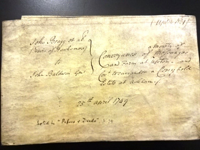 1749 Nicely Penned English Vellum Indenture Red Wax Seals - 4