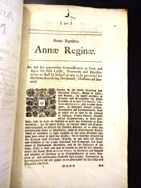 1698-1757 Three English Acts of Three Monarchs - 5