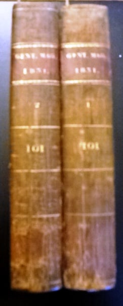 1831 Two Volumes Gentlemans Magazine Liberia - 6