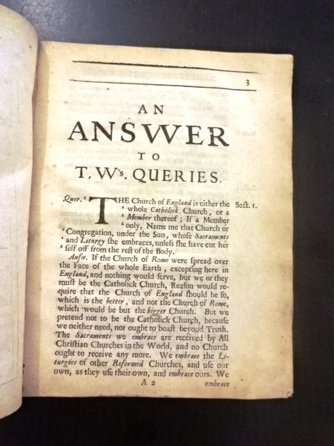 1688 Pamphlet English Reformation - 2