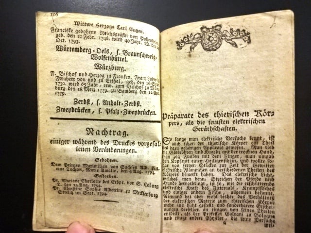 18th C German Genealogical Work Gold Fore Edges - 2