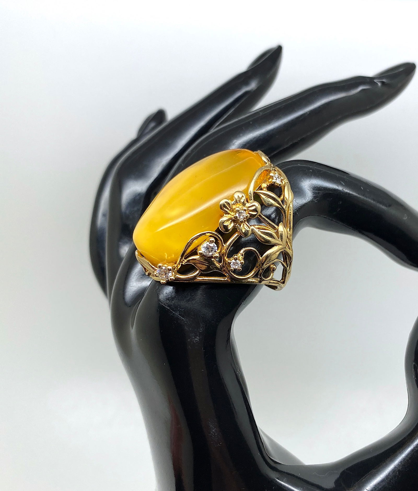 Outstanding Amber Ring - 7