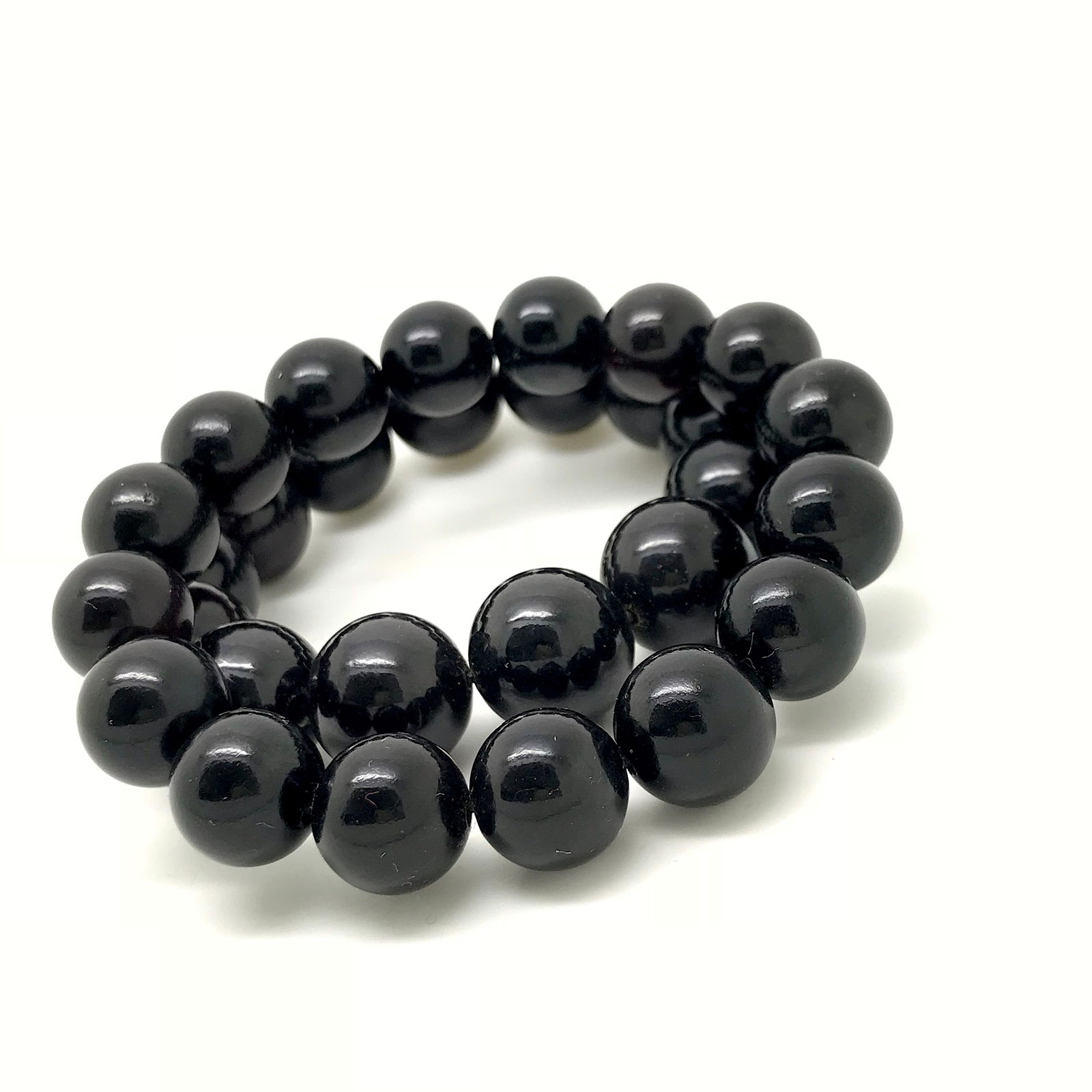 2x bracelet Baltic amber beads in cherry - 4