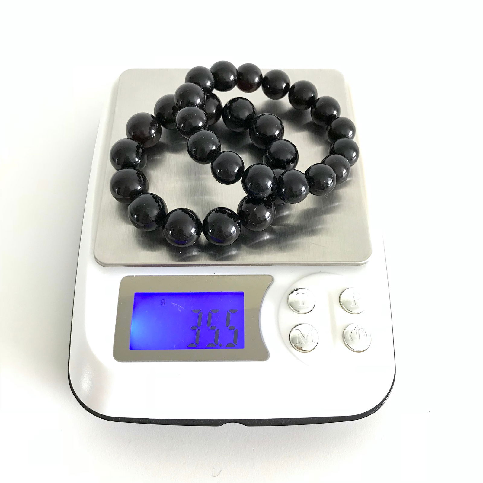 2x bracelet Baltic amber beads in cherry - 6