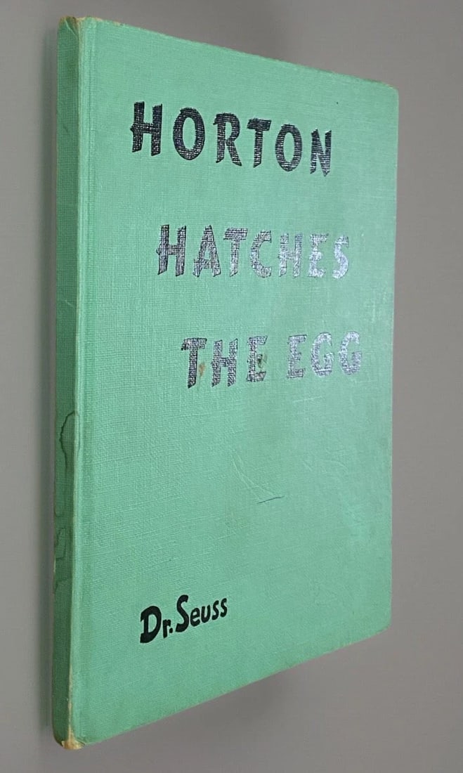 Dr. Seuss Children's Book - Horton Hatches The Egg First Edition Vintage 1940 - 5