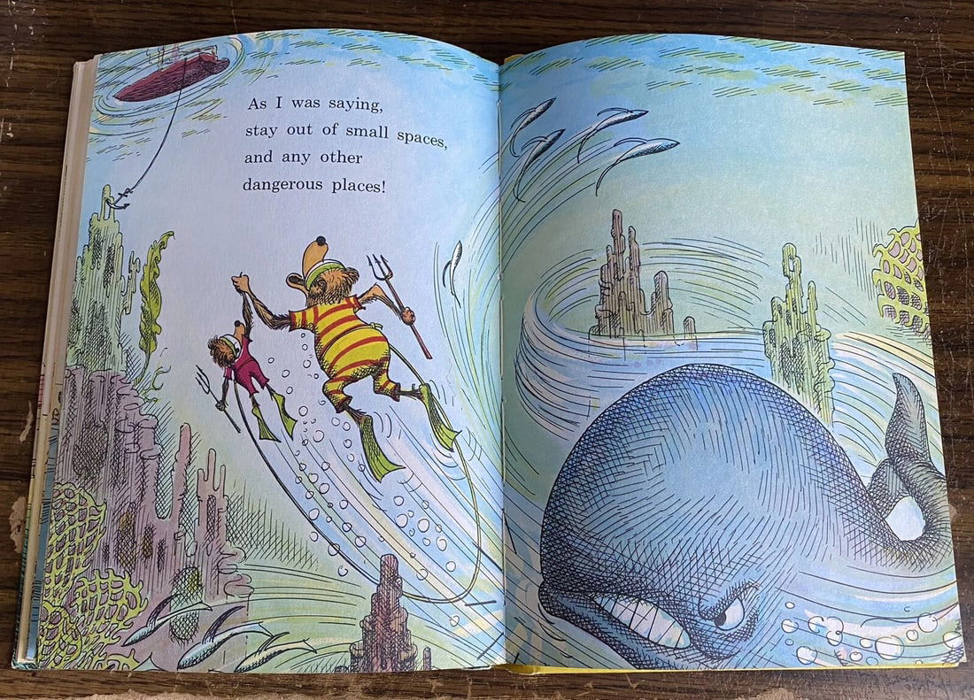 Dr Seuss The Bears' Vacation by Stan and Jan Berenstain 1968 Beginner BooksHC VG - 11