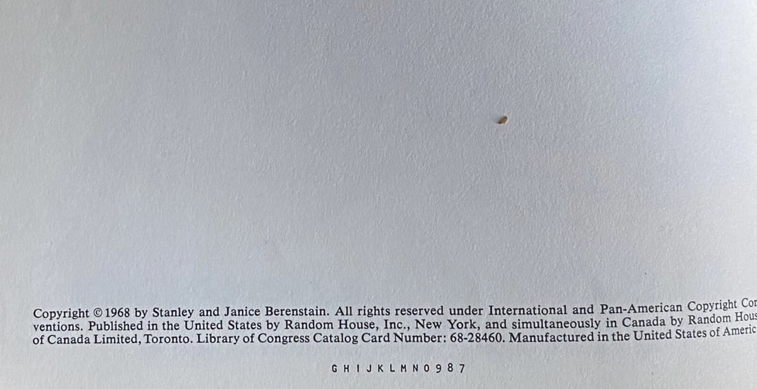 Dr Seuss The Bears' Vacation by Stan and Jan Berenstain 1968 Beginner BooksHC VG - 3