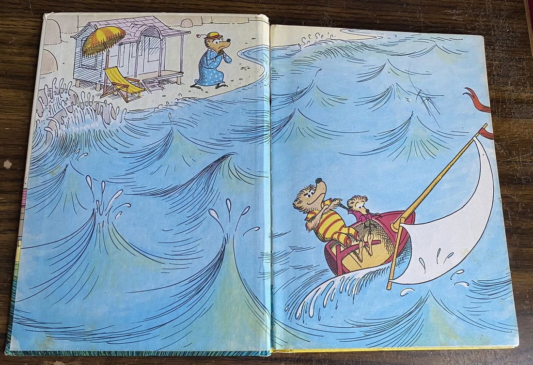 Dr Seuss The Bears' Vacation by Stan and Jan Berenstain 1968 Beginner BooksHC VG - 5