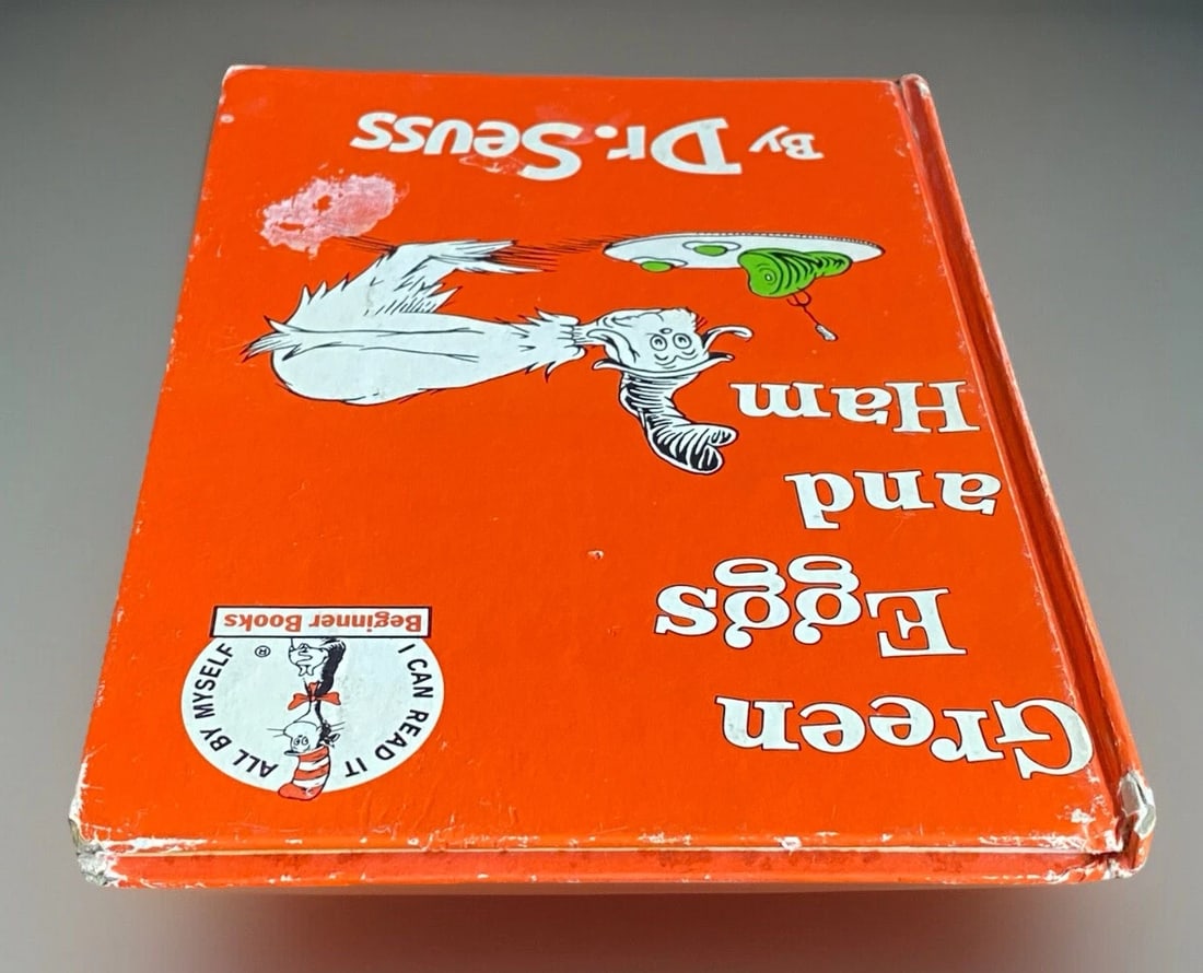 Dr. Seuss Green Eggs and Ham 1960 First Edition HC No DJ Good Condition RARE - 13