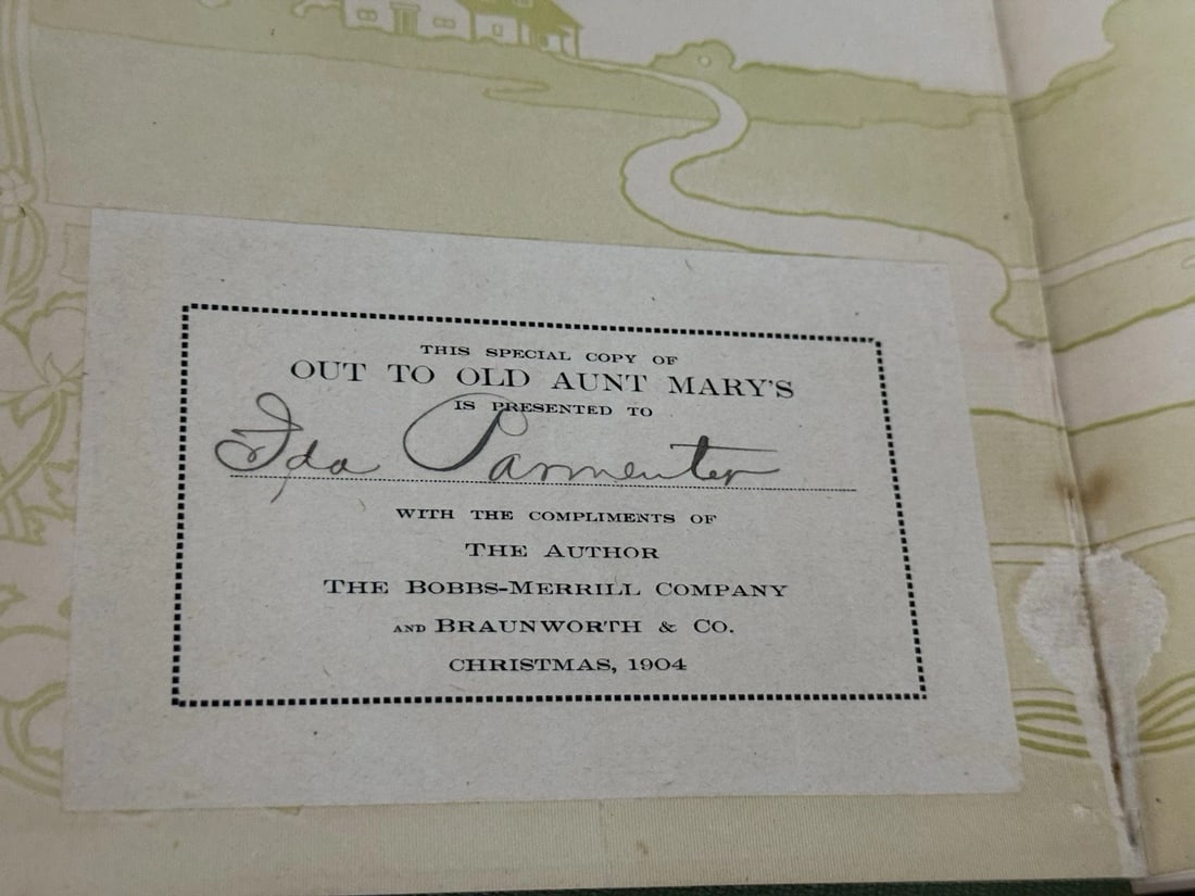 James Whitcomb Riley, Howard Chandler ChristyOUT TO OLD AUNT MARY'S 1stEd/Print - 6
