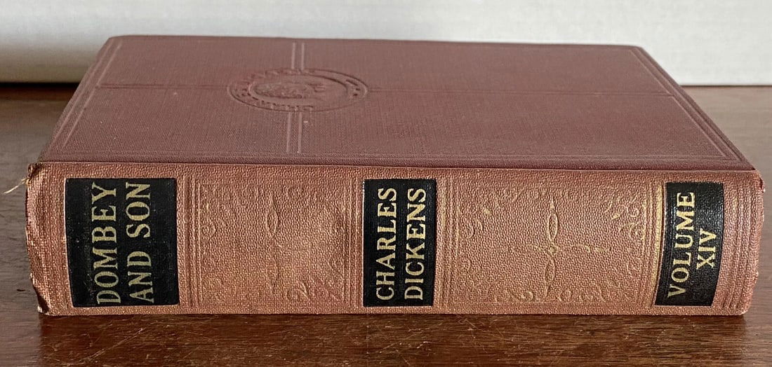 Charles Dickens Dombey and Son Clear Type Edition Books Inc HC 1930’s V Good - 5