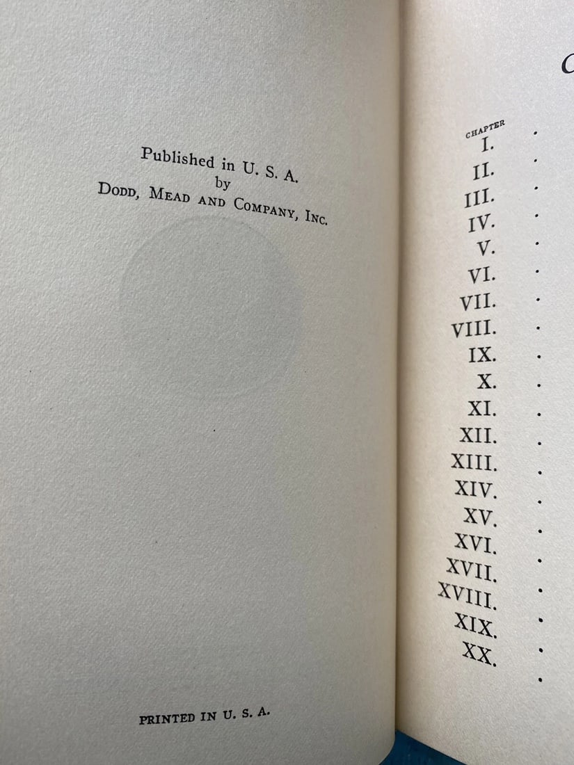 Antique Book A Mummer’s Tale Anatole France Blue Leather 1923 Dodd Mead - 3