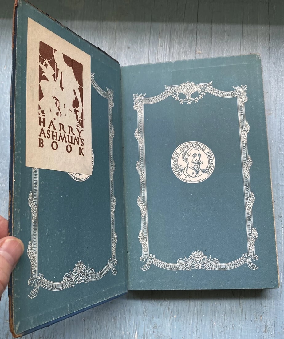 Antique Book A Mummer’s Tale Anatole France Blue Leather 1923 Dodd Mead - 6