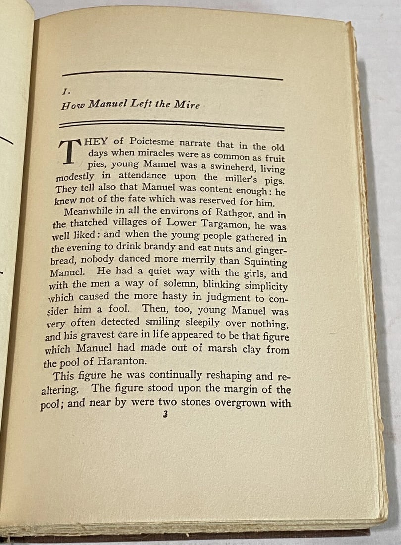 Figures Of Earth By Cabell, James Branch 1923 McBride HC 1st Edition Very Good - 14