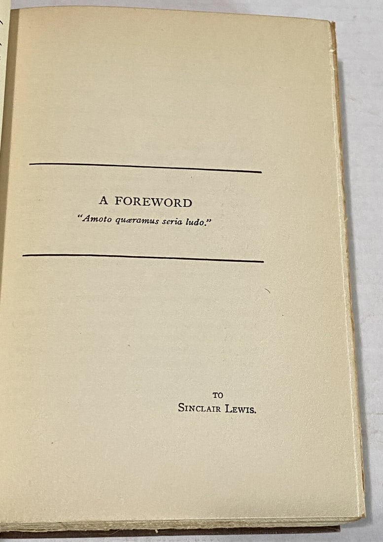 Figures Of Earth By Cabell, James Branch 1923 McBride HC 1st Edition Very Good - 5