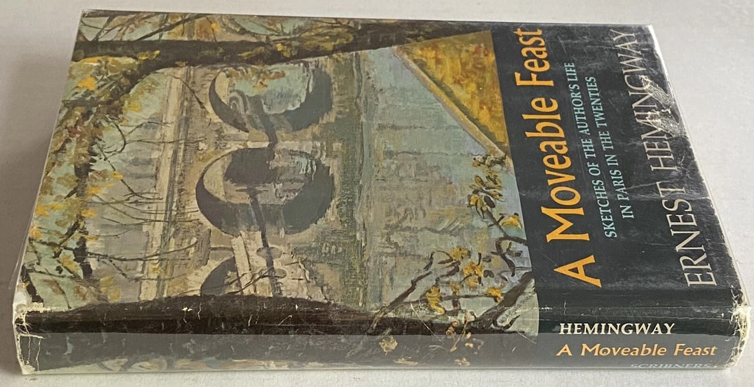 Ernest Hemingway A Moveable Feast Charles Scribner's Sons 1964 1st/1st HC/DJ VG - 13
