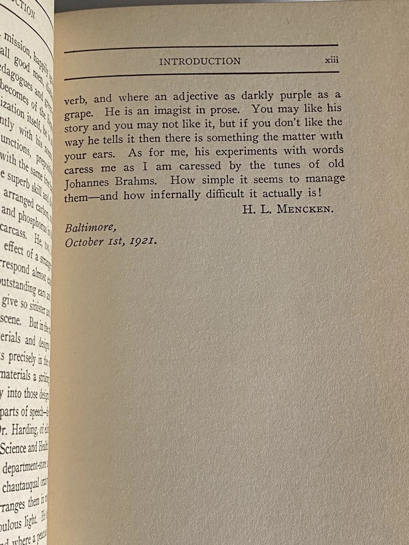 The Line Of Love James Branch Cabell 1st/2nd 1923 HC VGood McBride - 8
