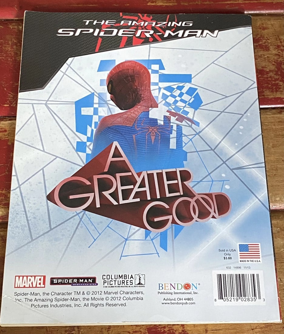 The Amazing Spider-Man Jumbo Coloring And ActivityBook Bendon Very Good 2012 - 6