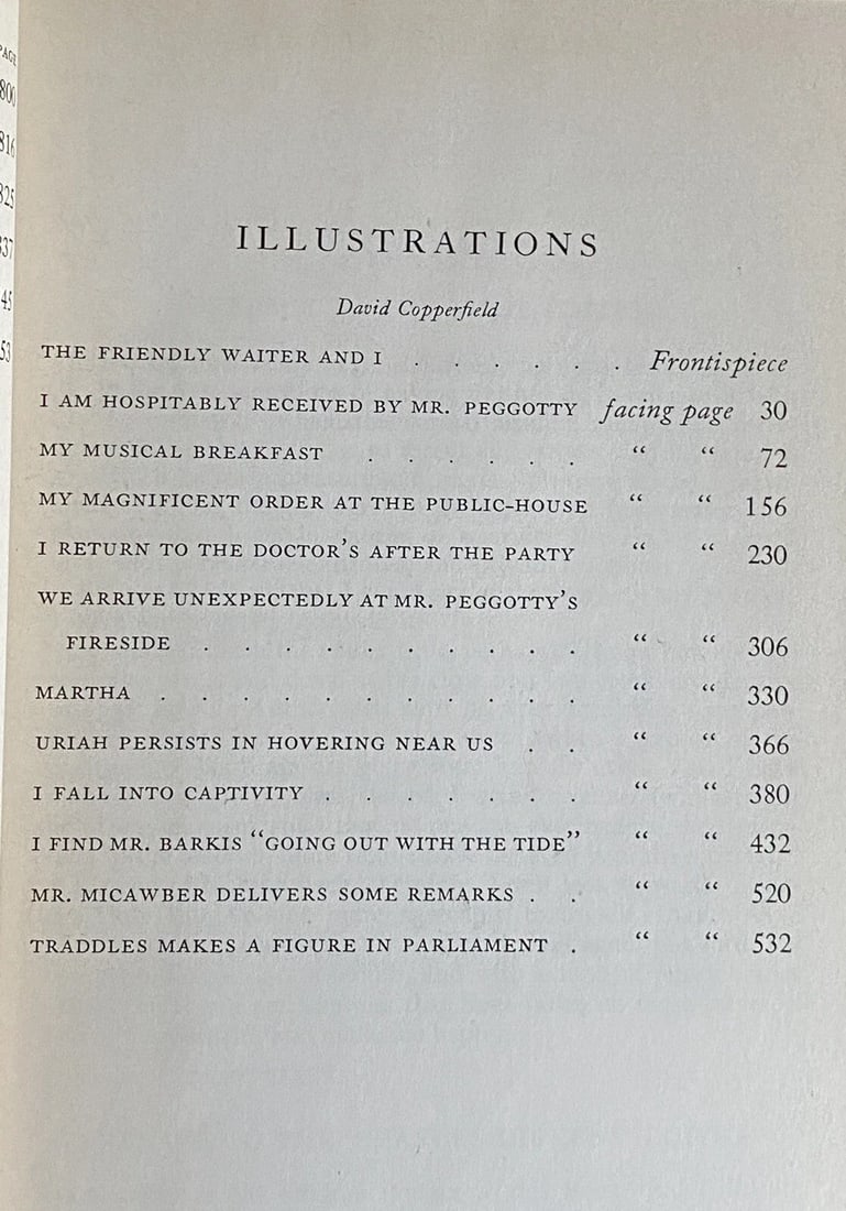 DAVID COPPERFIELD Cleartype Edition VOL I BooksInc HC Illustrated 1930’s V Good - 9