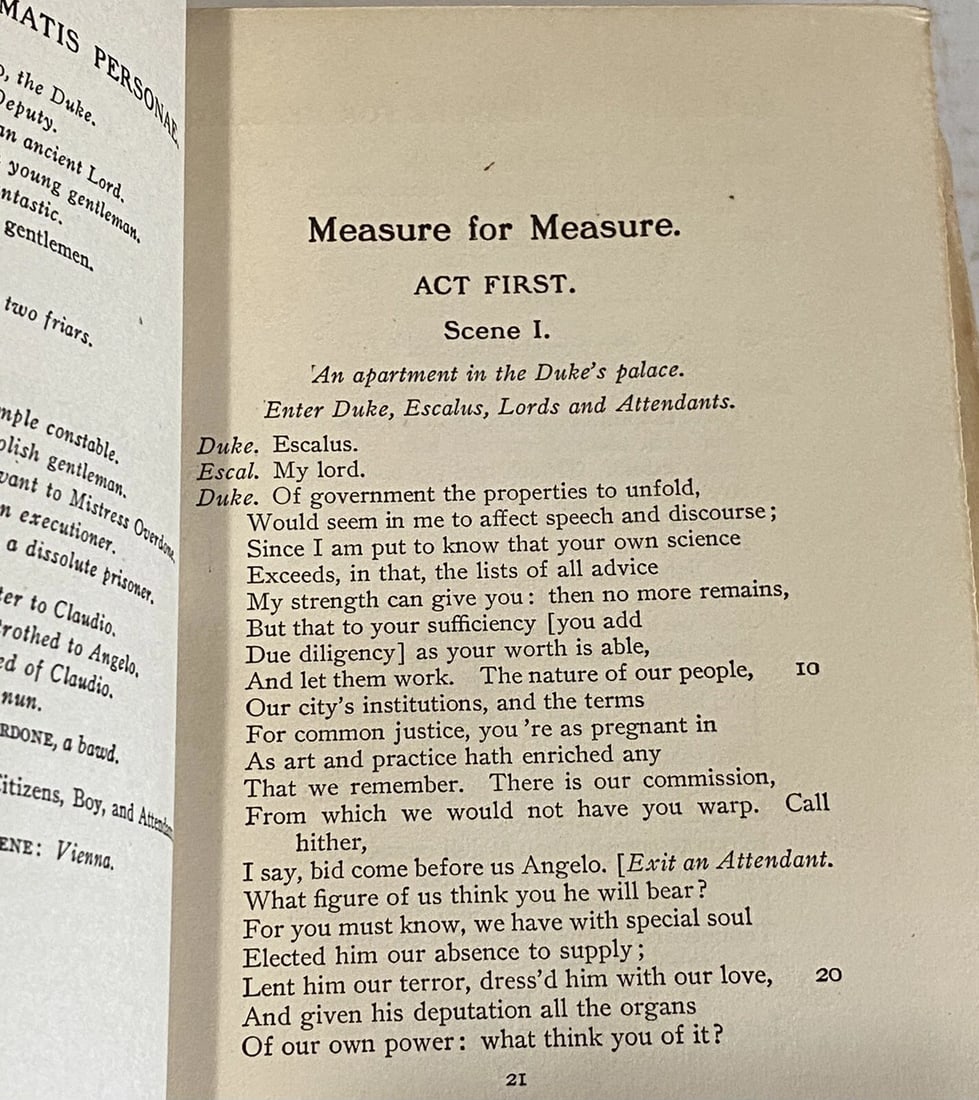 Shakespeare’s Works Elgin Ed. Deluxe Vol. VII Anthony&Cleopatra #360 Morris 1901 - 8