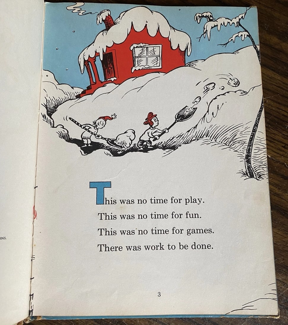 FIRST EDITION Dr Seuss Cat in the Hat Comes Back Very Early Print 1958 Good - 9