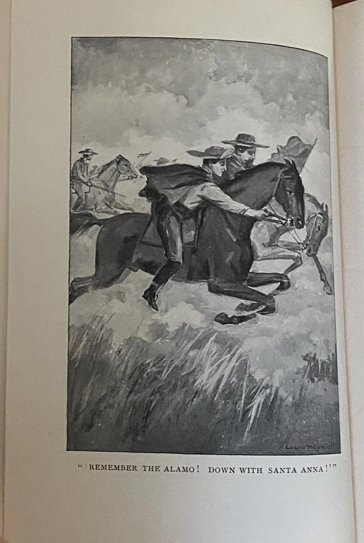 FOR THE LIBERTY OF TEXAS Edw. Stratemeyer 1909 HC Lothrop Lee Shepard Excellent - 12