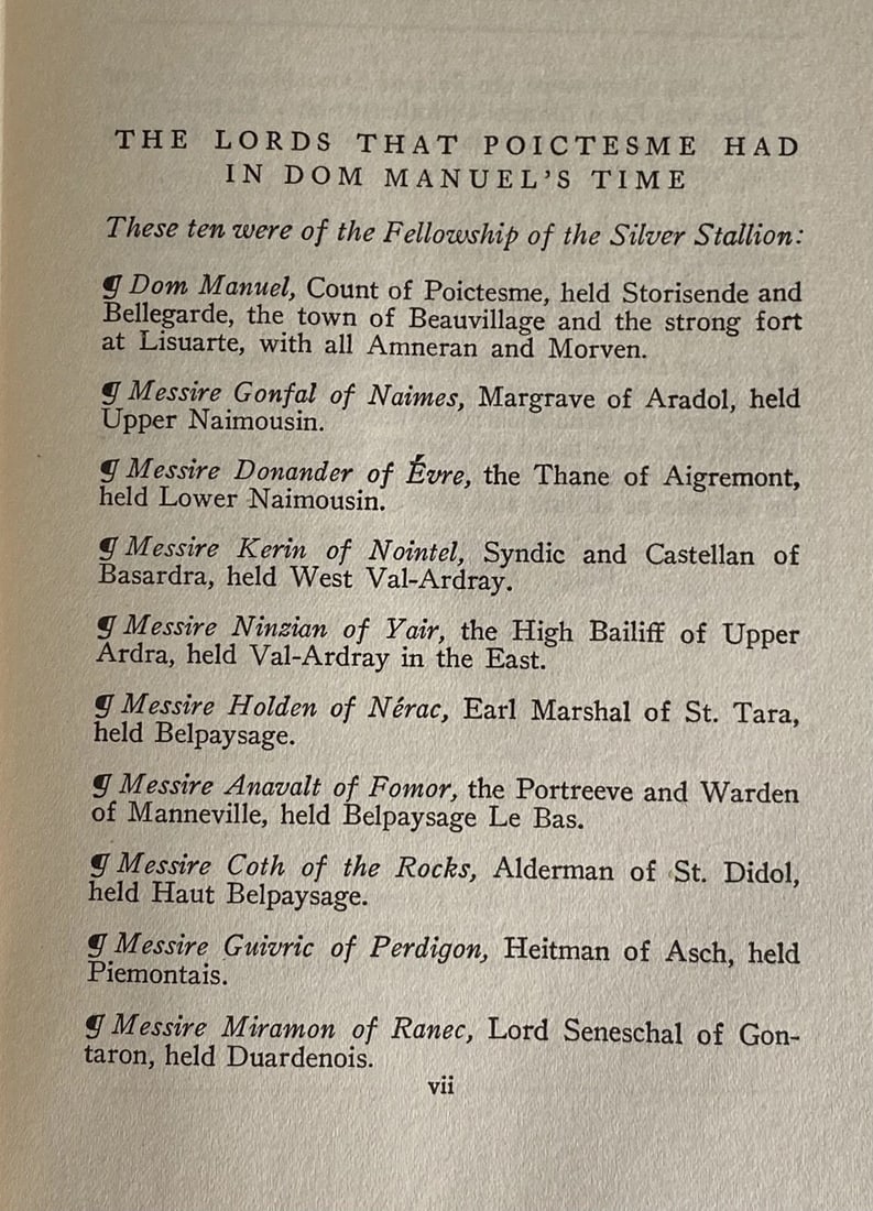 1st Edition 1st Print The Silver Stallion James Branch Cabell 1926 HC VGood - 9