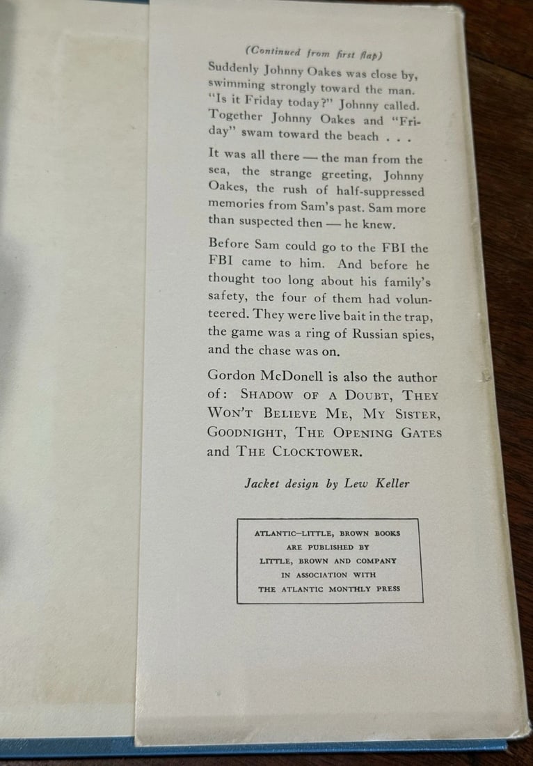 Intruder From The Sea Gordon McDonnell HC/DJ Little, Brown 1953 Very Good - 7